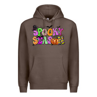 Coffee Spooky Season Premium Hoodie - texasbilliewilder