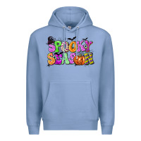 Colony Blue Spooky Season Premium Hoodie - texasbilliewilder
