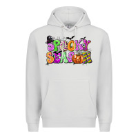 Dove Grey Spooky Season Premium Hoodie - texasbilliewilder