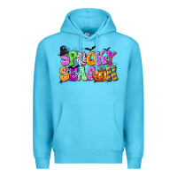 Ocean Blue Spooky Season Premium Hoodie - texasbilliewilder