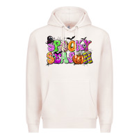 Pale Pink Spooky Season Premium Hoodie - texasbilliewilder