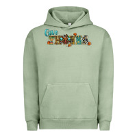 Pigment Oil Green give thanks Urban Hoodie - RanaPortraitStore