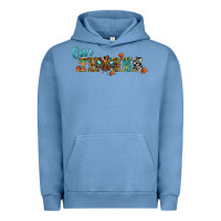 Pigment Pebble Blue give thanks Urban Hoodie - RanaPortraitStore