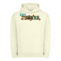 Pigment Pistachio give thanks Urban Hoodie - RanaPortraitStore