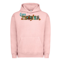 Pigment Salmon give thanks Urban Hoodie - RanaPortraitStore