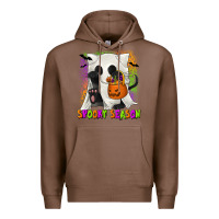 Chestnut Spooky Season Ghost Cat Premium Hoodie - texasbilliewilder