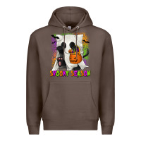 Coffee Spooky Season Ghost Cat Premium Hoodie - texasbilliewilder