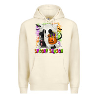 Sandshell Spooky Season Ghost Cat Premium Hoodie - texasbilliewilder