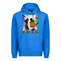 True Royal Spooky Season Ghost Cat Premium Hoodie - texasbilliewilder