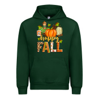 Forest Green happy fall Urban Hoodie - Zillion Design Studio