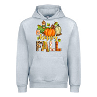 Heather Grey happy fall Urban Hoodie - Zillion Design Studio