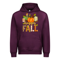 Mauve Wine happy fall Urban Hoodie - Zillion Design Studio