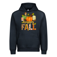 Navy happy fall Urban Hoodie - Zillion Design Studio
