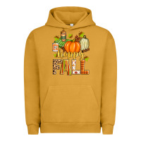 Pigment Peanut Butter happy fall Urban Hoodie - Zillion Design Studio