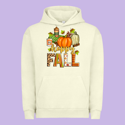 Happy Fall Urban Hoodie Designed By Zillion Design Studio