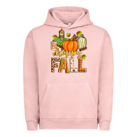 Pigment Salmon happy fall Urban Hoodie - Zillion Design Studio