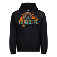 Black thankful and blessed Urban Hoodie - RanaPortraitStore