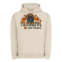 Pigment French Oak thankful and blessed Urban Hoodie - RanaPortraitStore