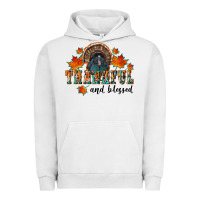 Pigment Lunar Rock thankful and blessed Urban Hoodie - RanaPortraitStore