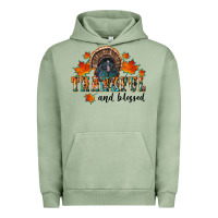 Pigment Oil Green thankful and blessed Urban Hoodie - RanaPortraitStore