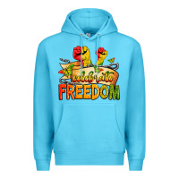 Ocean Blue celebrate freedom Premium Hoodie - Zillion Design Studio