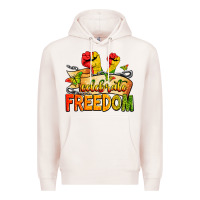 Pale Pink celebrate freedom Premium Hoodie - Zillion Design Studio