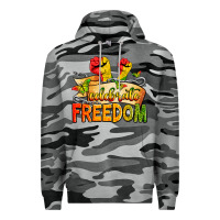 Slate Camo celebrate freedom Premium Hoodie - Zillion Design Studio