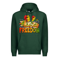 Sports Green celebrate freedom Premium Hoodie - Zillion Design Studio