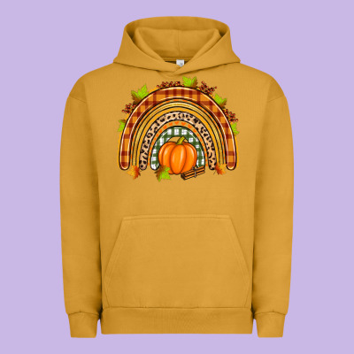 Fall Rainbow Urban Hoodie Designed By Zillion Design Studio