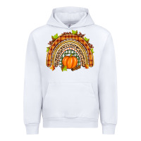 White fall rainbow Urban Hoodie - Zillion Design Studio
