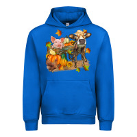 Cobalt fall farm animals Urban Hoodie - Zillion Design Studio