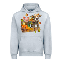 Heather Grey fall farm animals Urban Hoodie - Zillion Design Studio