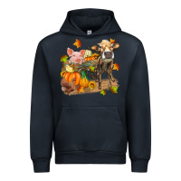 Navy fall farm animals Urban Hoodie - Zillion Design Studio