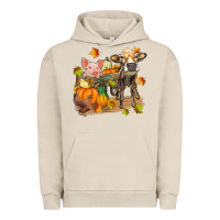 Pigment French Oak fall farm animals Urban Hoodie - Zillion Design Studio