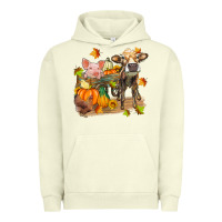 Pigment Pistachio fall farm animals Urban Hoodie - Zillion Design Studio