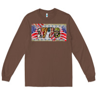 Chestnut 1776 4th of july license plate Long Sleeve Tee - BarkalooDesign