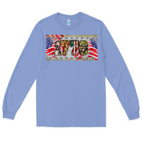 Colony Blue 1776 4th of july license plate Long Sleeve Tee - BarkalooDesign