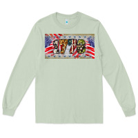 Matcha 1776 4th of july license plate Long Sleeve Tee - BarkalooDesign
