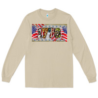 Mushroom 1776 4th of july license plate Long Sleeve Tee - BarkalooDesign