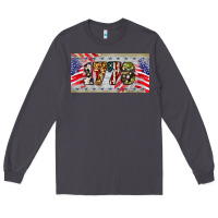 Smoke 1776 4th of july license plate Long Sleeve Tee - BarkalooDesign
