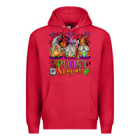 Cardinal Spooky Season Gnomes Premium Hoodie - texasbilliewilder