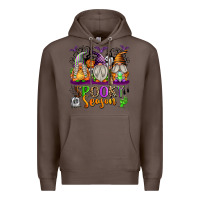 Coffee Spooky Season Gnomes Premium Hoodie - texasbilliewilder