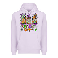 Lilac Spooky Season Gnomes Premium Hoodie - texasbilliewilder