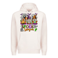 Pale Pink Spooky Season Gnomes Premium Hoodie - texasbilliewilder