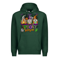 Sports Green Spooky Season Gnomes Premium Hoodie - texasbilliewilder