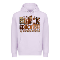 Lilac black educator by popular demand Premium Hoodie - Zillion Design Studio