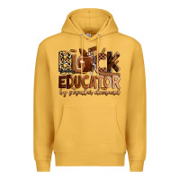 Mustard black educator by popular demand Premium Hoodie - Zillion Design Studio