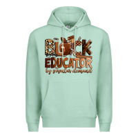 Seafoam black educator by popular demand Premium Hoodie - Zillion Design Studio