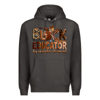 Smoke black educator by popular demand Premium Hoodie - Zillion Design Studio