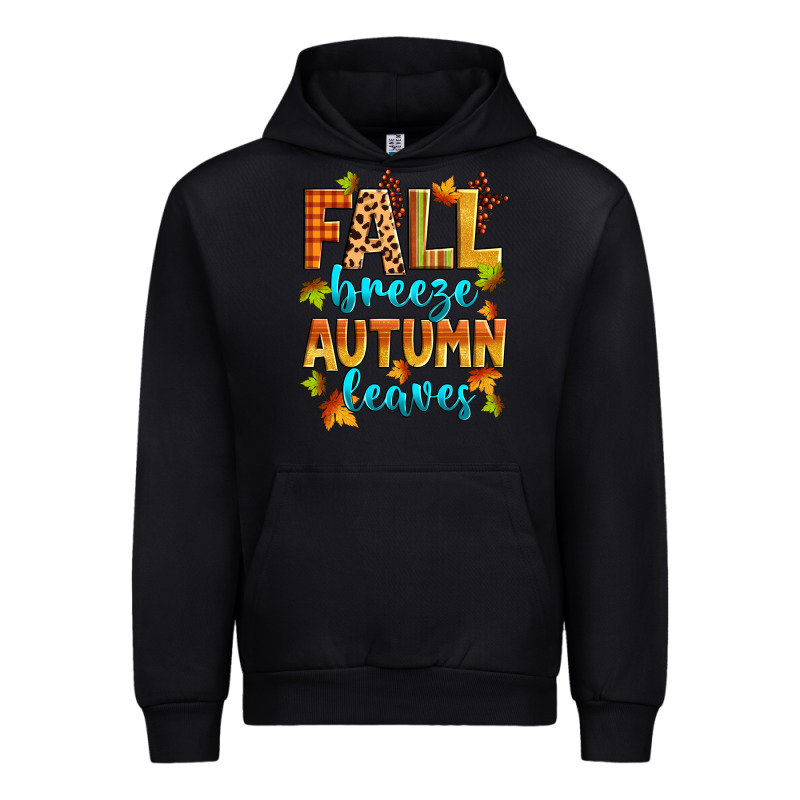 Fall Breeze Autumn Leaves Urban Hoodie by Zillion Design Studio | Teevron